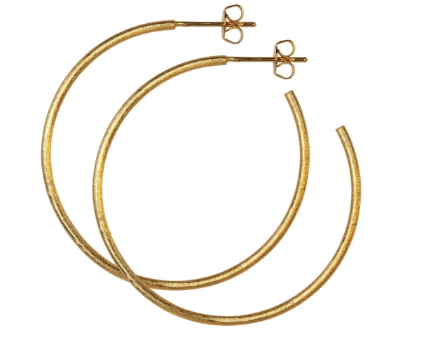 Non Hoops Large Par - Gold Plated - Image 1