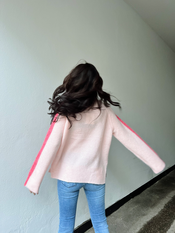 Pikali Knit T-Neck - Quartz Pink  - Image 7