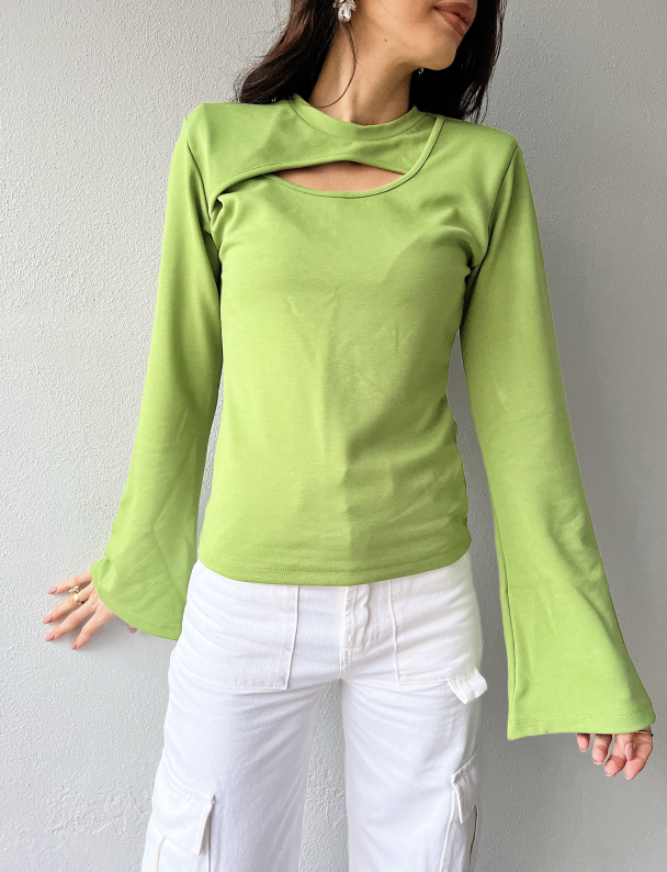 Anka Blouse - Minced Herb  - Image 1