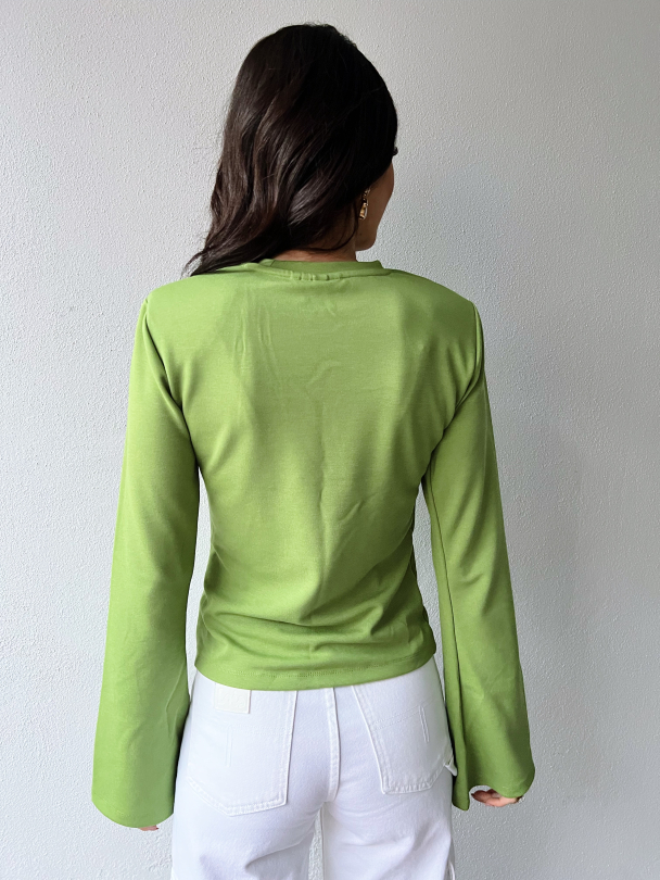Anka Blouse - Minced Herb  - Image 5