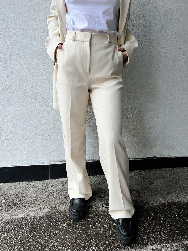 Myla Wide Pant - Birch - Image 1
