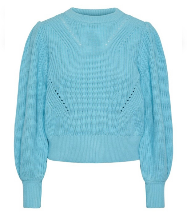 Matello Knit Pullover - Blue Topz - Image 2