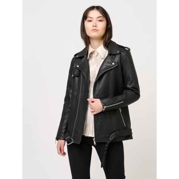 Clove Inaya Leather Jacket - Black