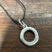 BJØRG - Small Leather Necklace w. BJØRG-pendant