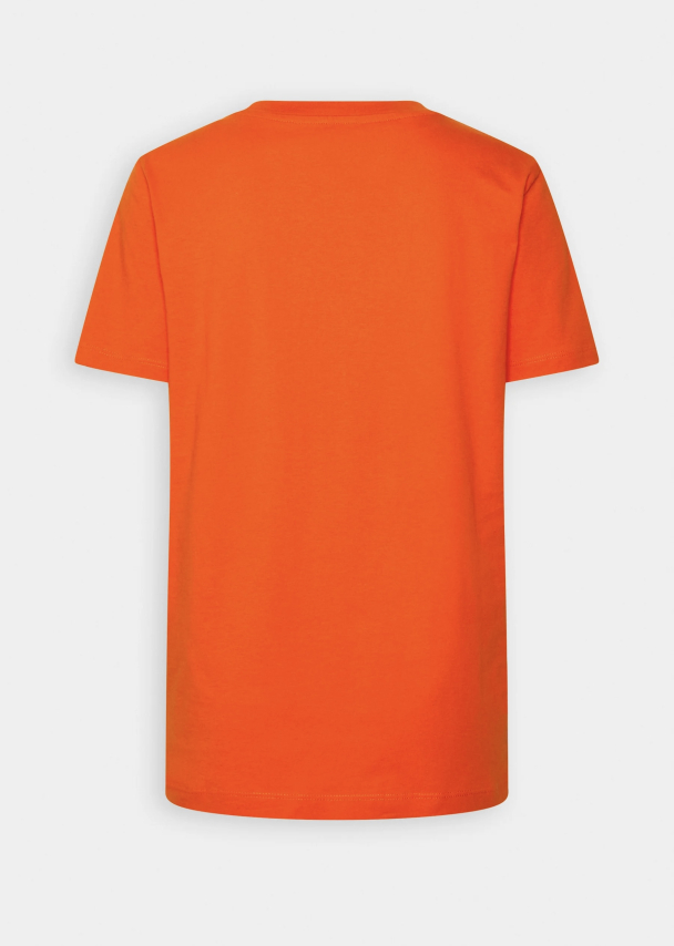 Myessential O-Neck Tee - Orangeade - Image 3