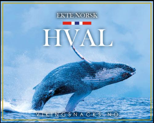 Hvalpøse SKIVET Vikingsnacks 50 g