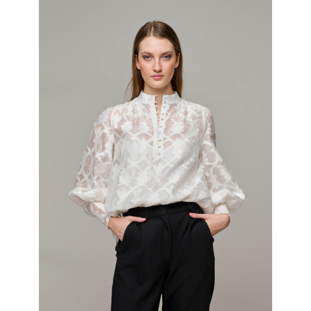 BRUUNS BAZAAR Begonia Riverside Blouse - Image 4