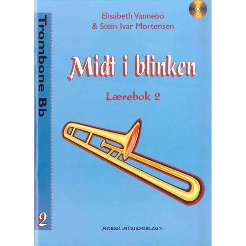 MIDT I BLINKEN BOK 2 TROMBONE C i G-NØKEL