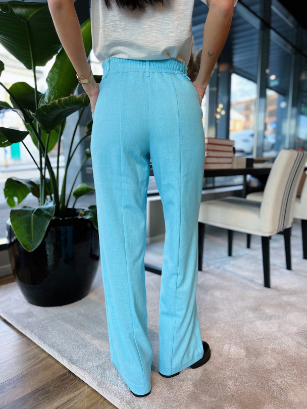 Komio Wide Pant - Blue Topaz - Image 6