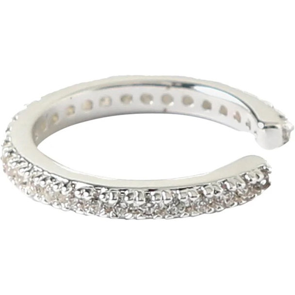 ORELIA Fine Pave Ear Cuff - Image 2