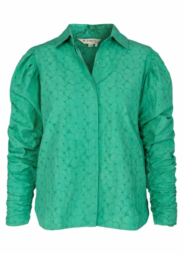 Tina Blouse - Ivy Green - Image 2