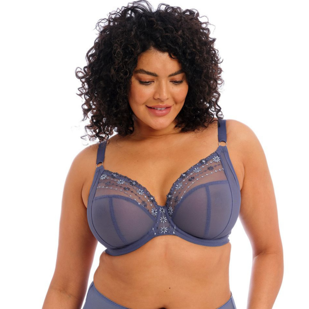 Matilda plunge bra, denim daisy - Image 4