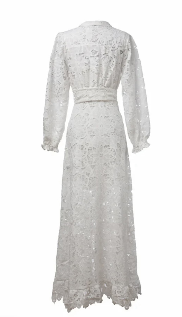 Lenna Maxi Dress - White  - Image 2