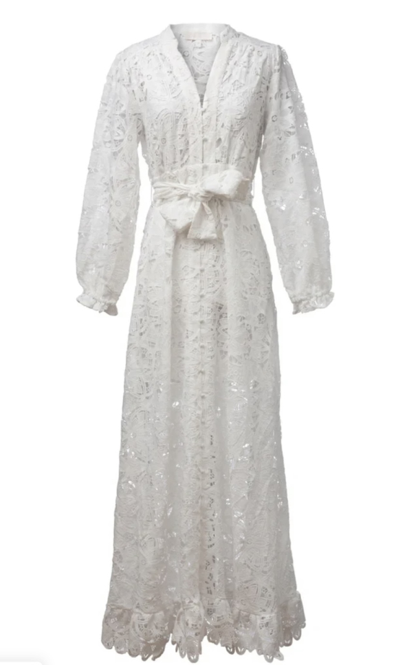 Lenna Maxi Dress - White  - Image 3