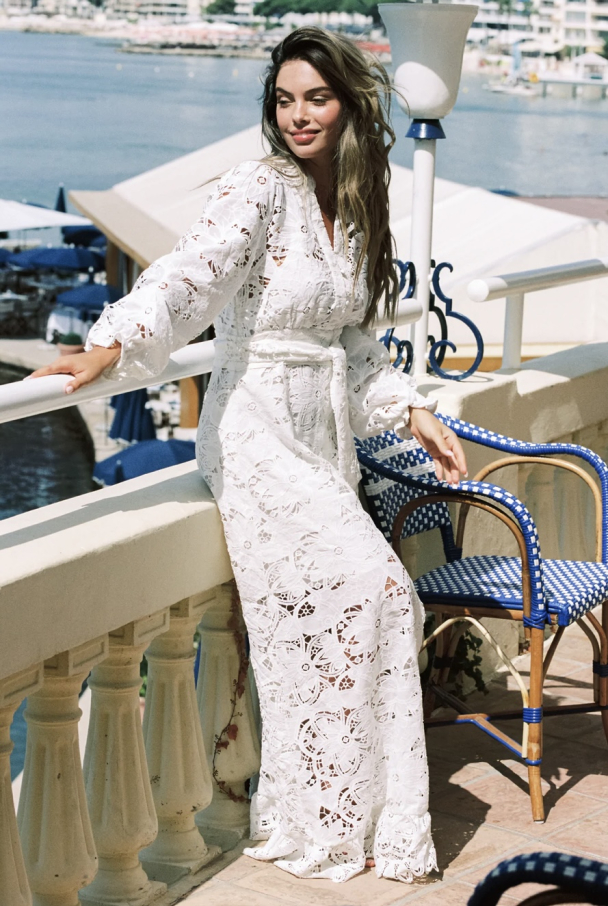 Lenna Maxi Dress - White  - Image 6