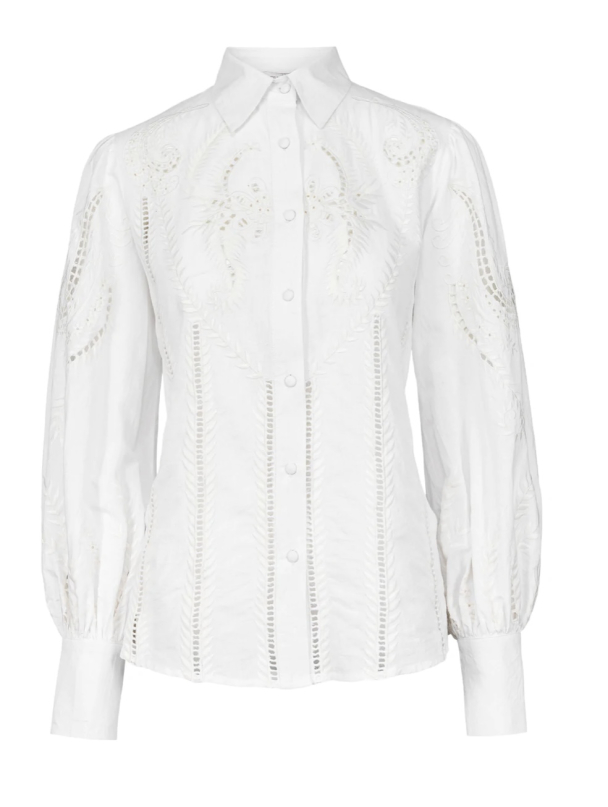 Mira Blouse - White  - Image 2