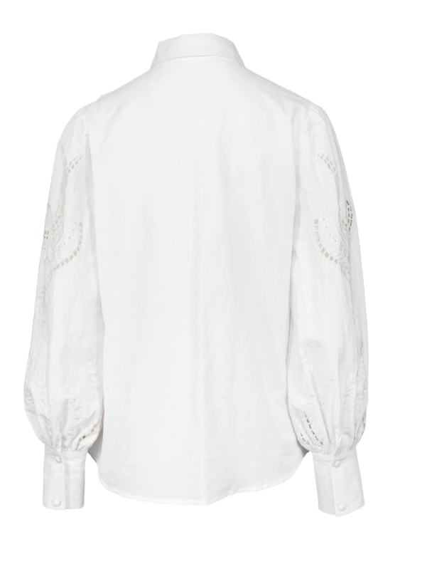 Mira Blouse - White  - Image 3