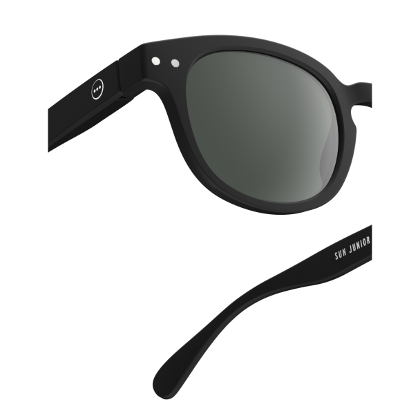 IZIPIZI | Solbrille Junior #C (5-10 år) - Black - Image 3