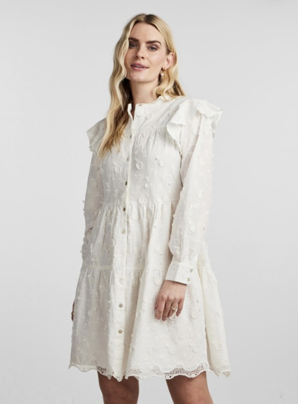Luppa Shirt Dress - Star White  - Image 2