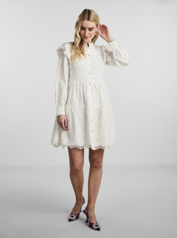Luppa Shirt Dress - Star White  - Image 4