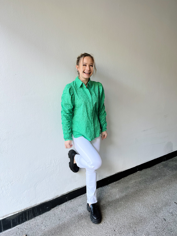 Tina Blouse - Ivy Green - Image 5