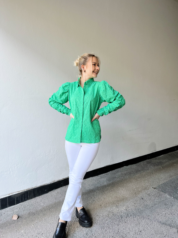 Tina Blouse - Ivy Green - Image 6