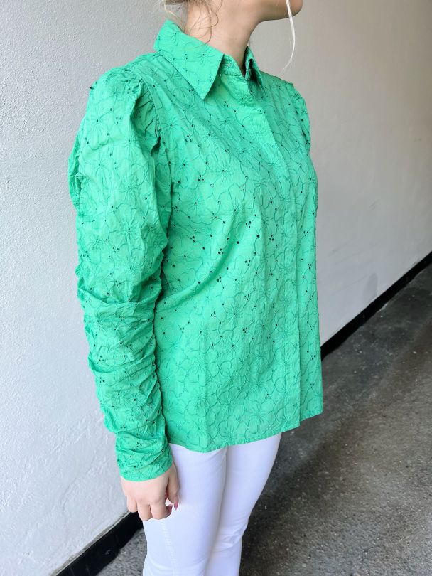 Tina Blouse - Ivy Green - Image 7