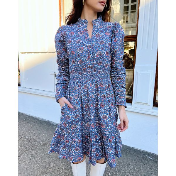 Billie Dress - Persian Blue