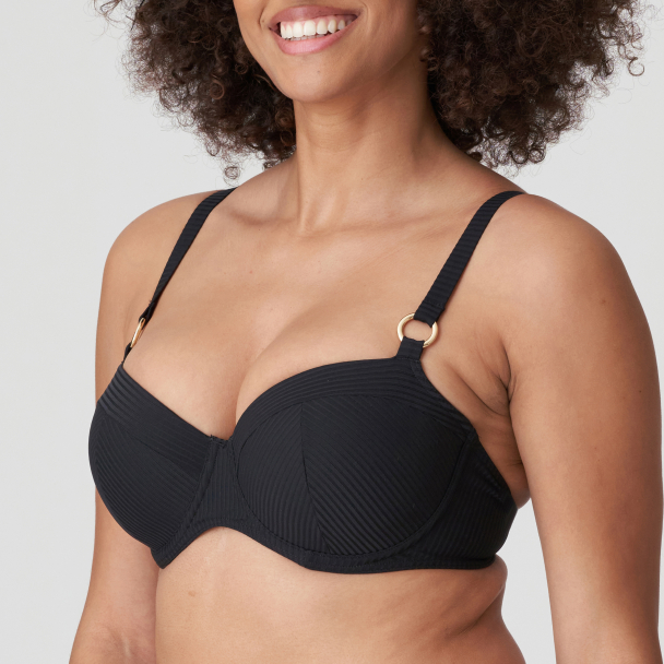 Sahara preshaped bikini top, black - Image 3