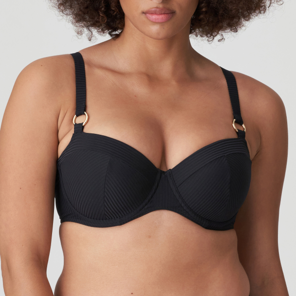 Sahara preshaped bikini top, black - Image 4