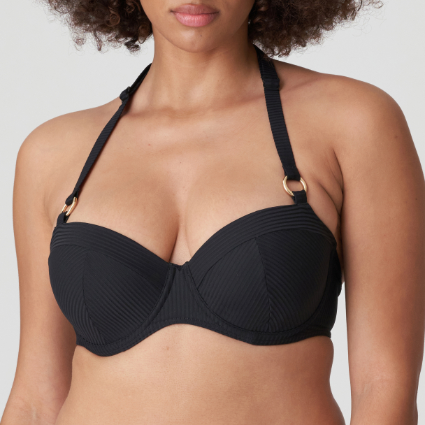 Sahara preshaped bikini top, black - Image 5