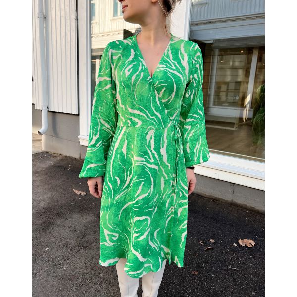 Fiola Wrap Dress - Absinthe Green