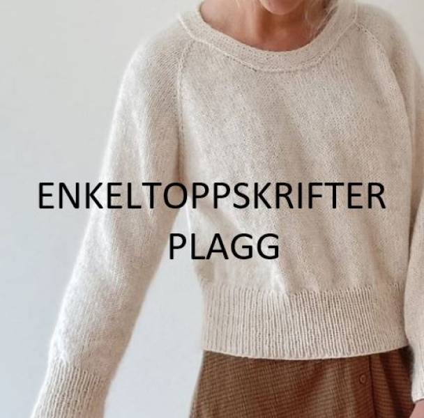 Mønster - enkeltoppskrift - 65,00
