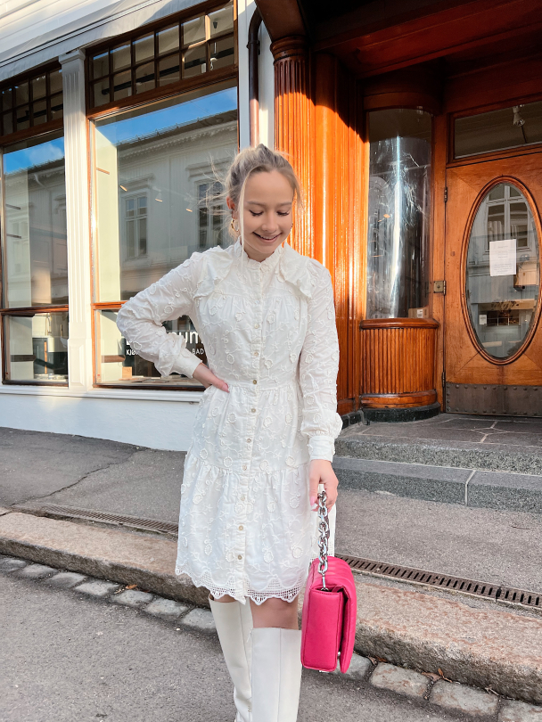Luppa Shirt Dress - Star White  - Image 7