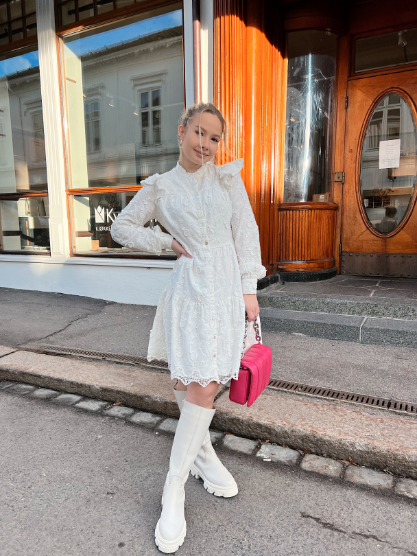 Luppa Shirt Dress - Star White  - Image 9