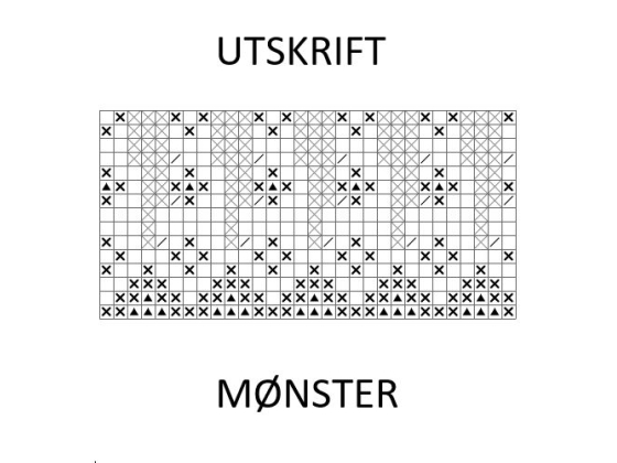 Mønster - utskrift 