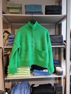 Sia zip cardigan grønn