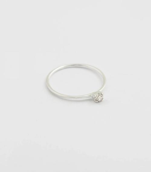 Tiny Princess ring Silver