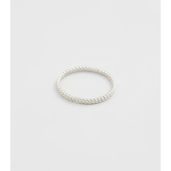 Tiny Chain ring Silver