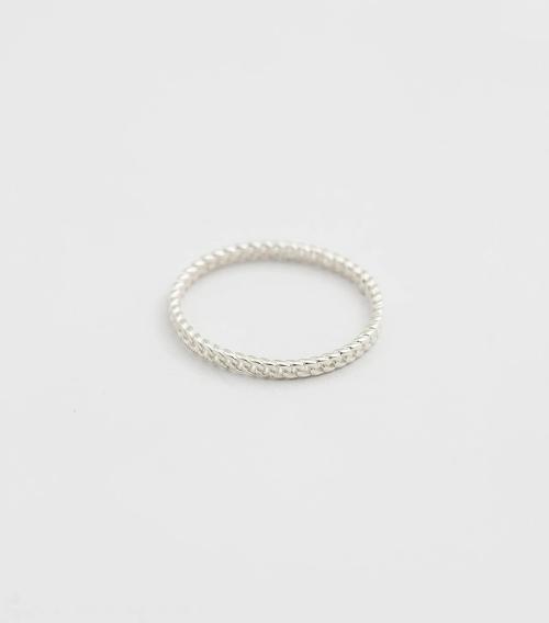 Tiny Chain ring Silver