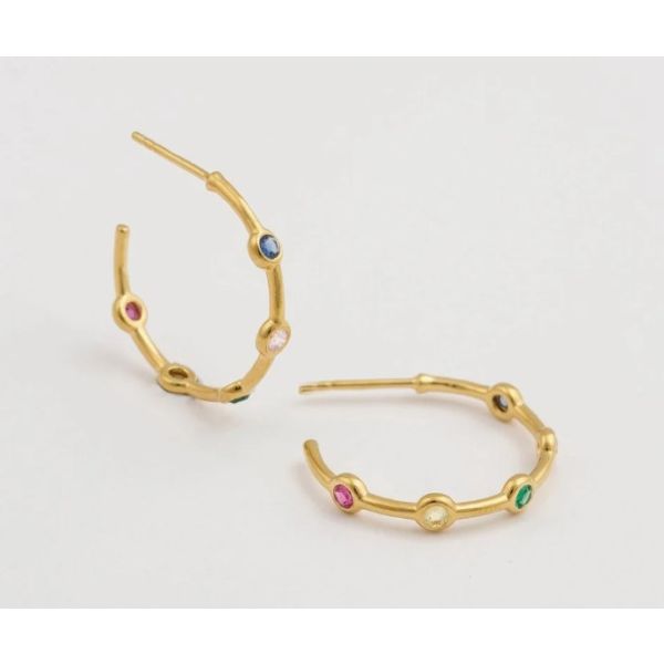 Treasure Shimmer Hoops gull