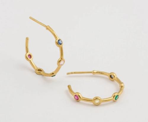 Treasure Shimmer Hoops gull