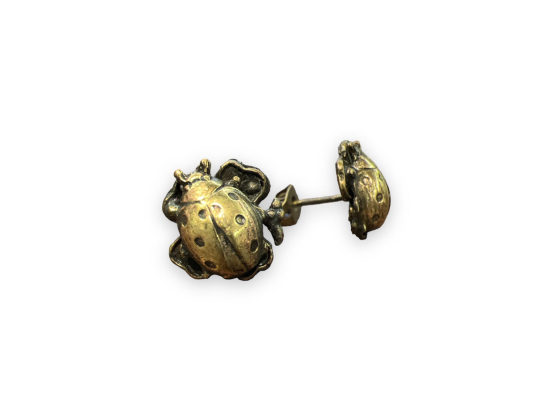 Ørepynt - Bronze Ladybug