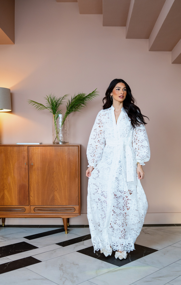 Lenna Maxi Dress - White  - Image 9