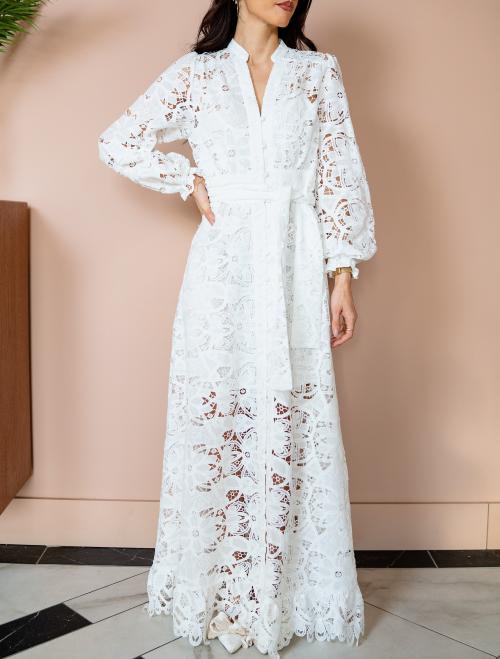 Lenna Maxi Dress - White 