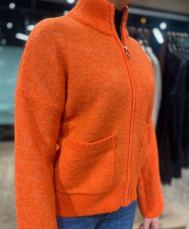 SELECTED FEMME Sia Zipper Cardigan - Image 2