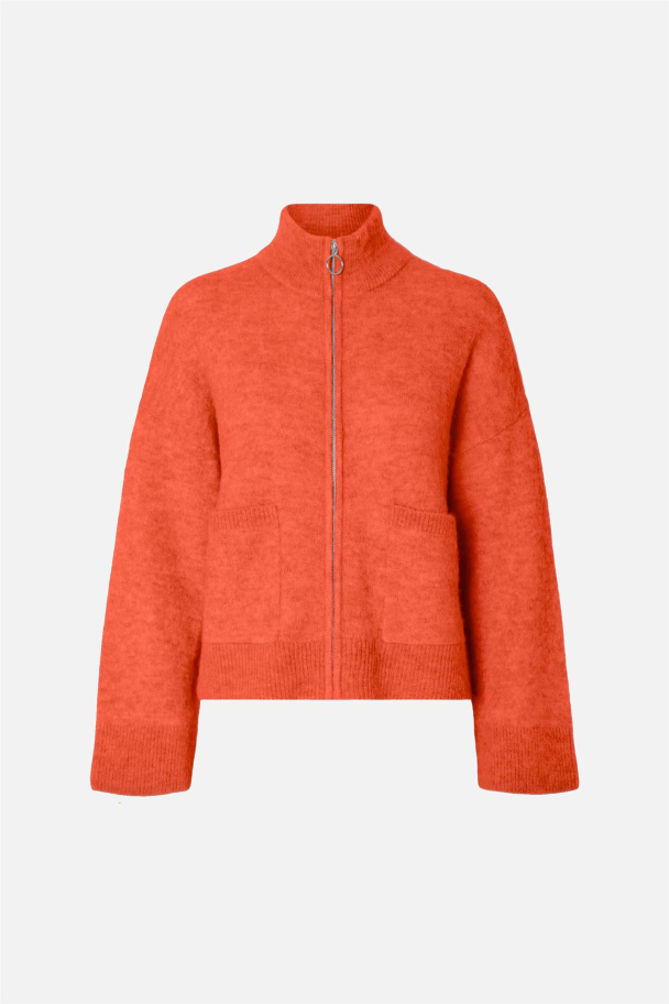 SELECTED FEMME Sia Zipper Cardigan - Image 1