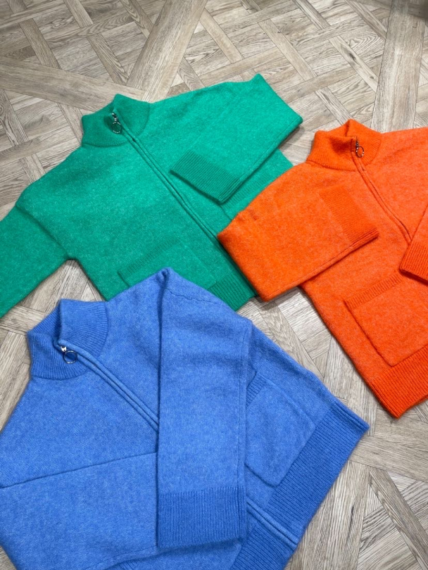 SELECTED FEMME Sia Zipper Cardigan - Image 3