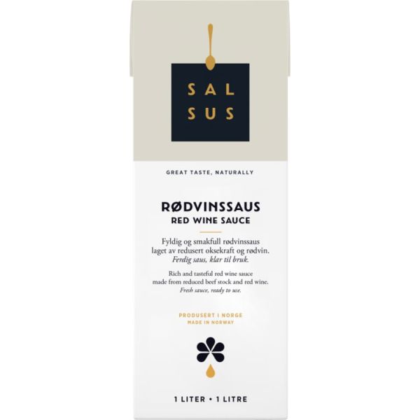 Rødvinssaus, 1 liter, Salsus