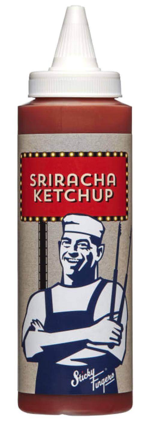 Spicy Ketchup Sriracha 237 ml Sticky Fingers